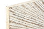 DKD Home Decor Cabecero de Cama MDF 180x3,5x100 Decapé Blanco