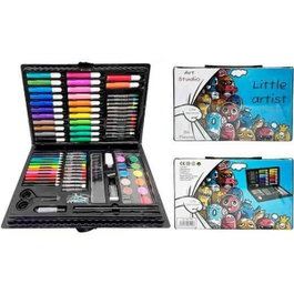 Alex Bog Art Studio Little Artist Set de 86 piezas con caja de plástico