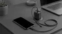 Mars Gaming MD-GAN65R Cargador de Pared GaN 65W con Cable USB-C Retráctil Negro