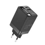 Mars Gaming MD-GAN65R Cargador de Pared GaN 65W con Cable USB-C Retráctil Negro