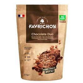 FAVRICHON Muesli Crunchy Chocolate Duo 375 Gr Bio
