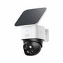 EUFY SoloCam S340 Cámara de Seguridad Solar 360° con Doble Lente
