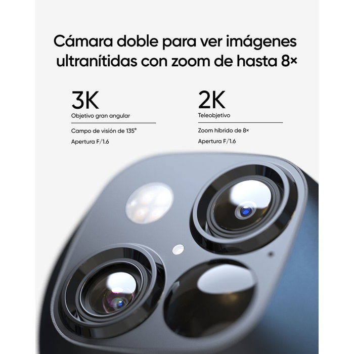 EUFY SoloCam S340 Cámara de Seguridad Solar 360° con Doble Lente EUFY SoloCam S340 Cámara de Seguridad Solar 360° con Doble Lente