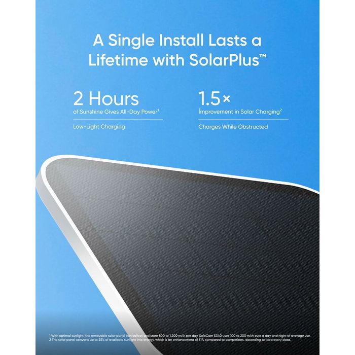 EUFY SoloCam S340 Cámara de Seguridad Solar 360° con Doble Lente EUFY SoloCam S340 Cámara de Seguridad Solar 360° con Doble Lente