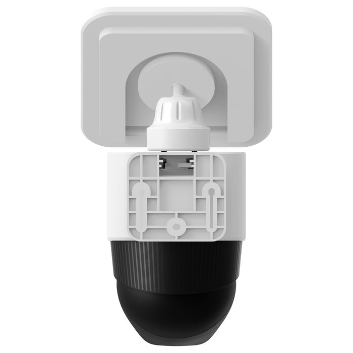 EUFY SoloCam S340 - Cámara de Seguridad Exterior Solar, 360°, 2.4 GHz WiFi, 8x Zoom, 2880P, Resistente al Agua, Sin Cuotas, Compatible con HomeBase 3, Blanco
