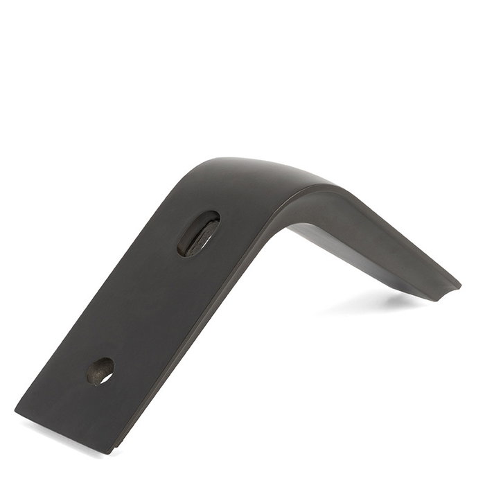 Q&Q Pata de Aluminio Modelo Tesis H140 Negro Mate y Marrón Mate