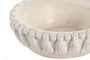 DKD Home Decor Portavelas de Cemento y Cristal con Relieve Blanco