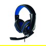 Steelplay HP41 Auriculares Gaming para PS4 con Cable - Negro/Azul, Micrófono Boom, Conector 3.5 mm, Frecuencia 20-20000 Hz