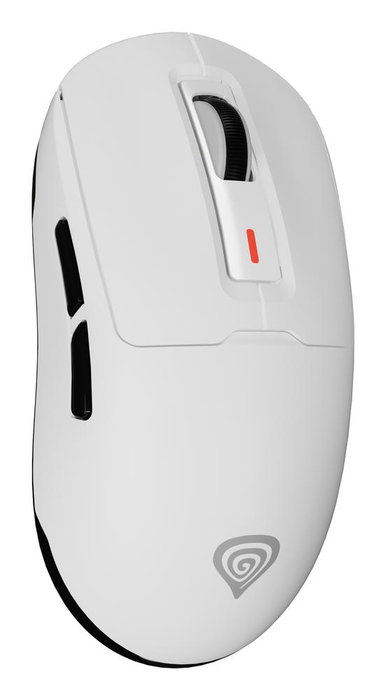 Genesis Ratón Inalámbrico Gaming Zircon 660, Inalámbrico/Bluetooth/USB, Óptico 12000 DPI, 6 Botones, Retroiluminación RGB, Blanco
