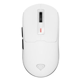 Genesis Ratón Inalámbrico Gaming Zircon 660, Inalámbrico/Bluetooth/USB, Óptico 12000 DPI, 6 Botones, Retroiluminación RGB, Blanco