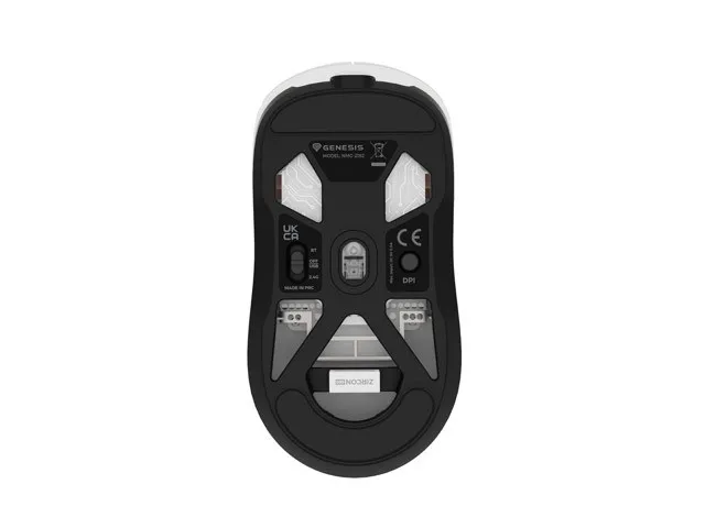 Genesis Zircon 660 Ratón Gaming Inalámbrico/Cable Blanco