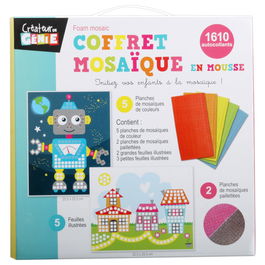 Createur de Genie Mosaico 1.610 Piezas Set Manualidades Decorar Foam Adhesivo