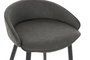 DKD Home Decor Taburete Vintage Gris Oscuro Negro 47 x 87.5 x 48 cm (2 Unidades) Metal PU