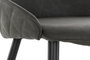 DKD Home Decor Taburete Vintage Gris Oscuro Negro 47 x 87.5 x 48 cm (2 Unidades) Metal PU