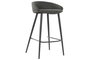 DKD Home Decor Taburete Vintage Gris Oscuro Negro 47 x 87.5 x 48 cm (2 Unidades) Metal PU