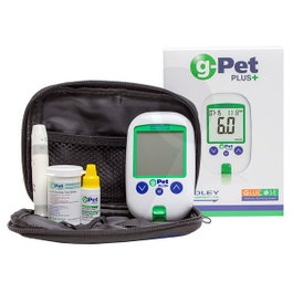 Woodley Veterinary Diagnostics G-Pet Plus Glucómetro para Mascotas Kit