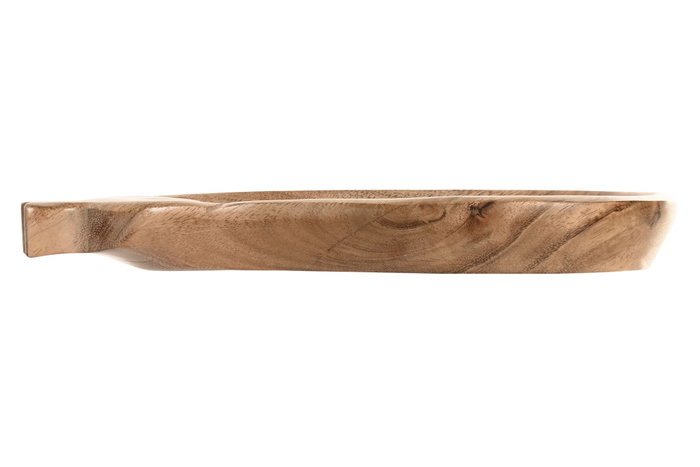 DKD Home Decor Set de 2 Centros de Mesa de Acacia Berenjena