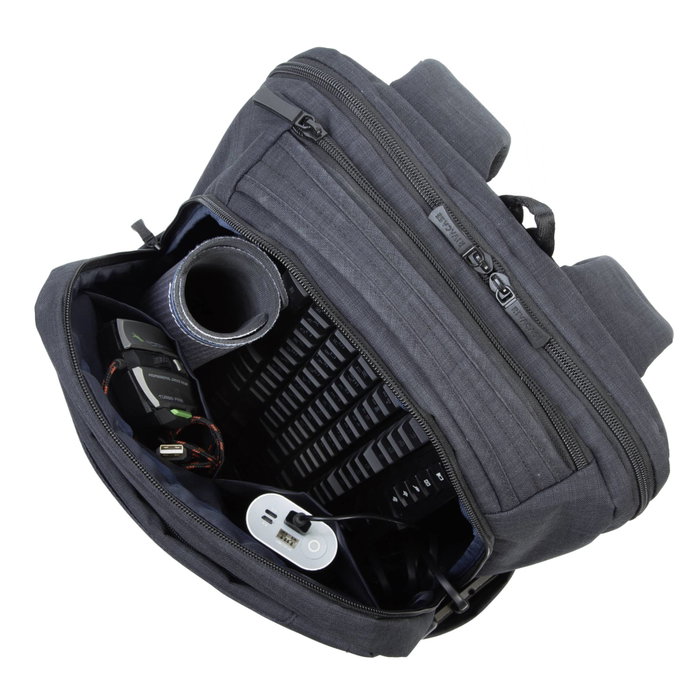 Rivacase Mochila para Portátil 8365, 17,3 pulgadas, negro