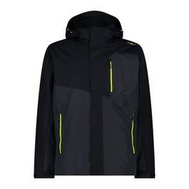 Chaqueta Deportiva para Hombre Campagnolo Man Zip Detachable Inn Negro M