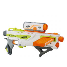 Hasbro Nerf N-Strike Elite Modulus BattleScout ICS-10, Blanco/Naranja