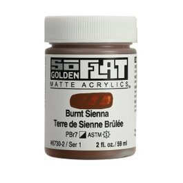 Golden SoFlat Acrílico Tierra Siena Tostada 59 ml