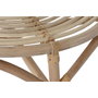 DKD Home Decor Mesita Auxiliar de Ratán Natural 65x65x36 cm