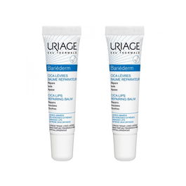 Uriage Bariéderm Cica Levres Bálsamo Labial Reparador, Pack de 2 x 15ml