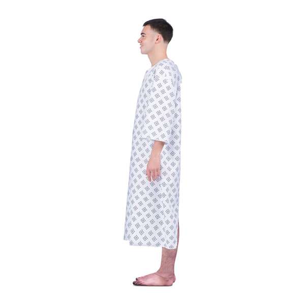 My Other Me Disfraz Adulto Paciente De Hospital Talla Única Bata Y Mallas Blanco M My Other Me Disfraz Adulto Paciente De Hospital Talla Única Bata Y Mallas Blanco M