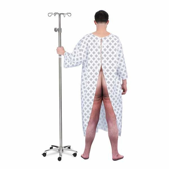 My Other Me Disfraz de Adulto Paciente de Hospital Blanco (Bata y Mallas) Talla M