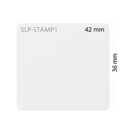 Seiko Instruments SLP-STAMP1 Etiquetas Autoadhesivas para Impresora 36x42mm (3.6x4.2cm) - Paquete de 2 Rollos, 1020 Etiquetas (510 por Rollo), Blanco