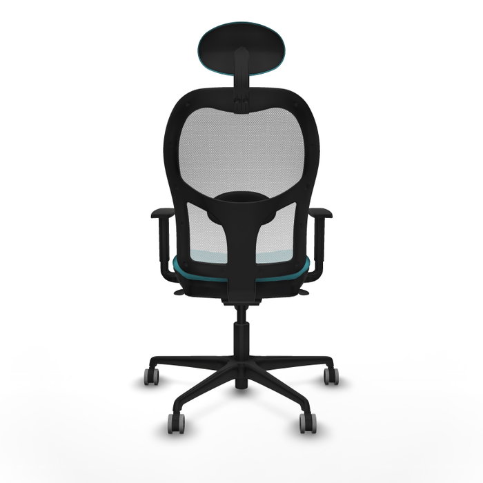 PIQUERAS Y CRESPO Silla de oficina Jorquera, Mecanismo Sincro, Turquesa y Blanco PIQUERAS Y CRESPO Silla de oficina Jorquera, Mecanismo Sincro, Turquesa y Blanco