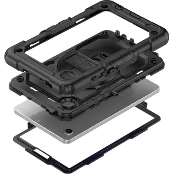 Just in Case 8312181 - Funda para Samsung Galaxy Tab A9 (22.1 cm / 8.7") con Rotación 360°, Resistente a Golpes y Rayones - Negro