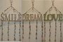 DKD Home Decor Decoración Colgante de Metal Surtida 28x2x58 cm