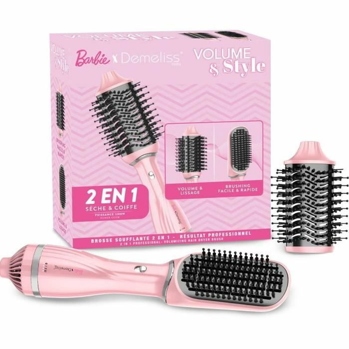 Demeliss Cepillo secador Edición Barbie 1200 W Rosa Demeliss Cepillo secador Edición Barbie 1200 W Rosa