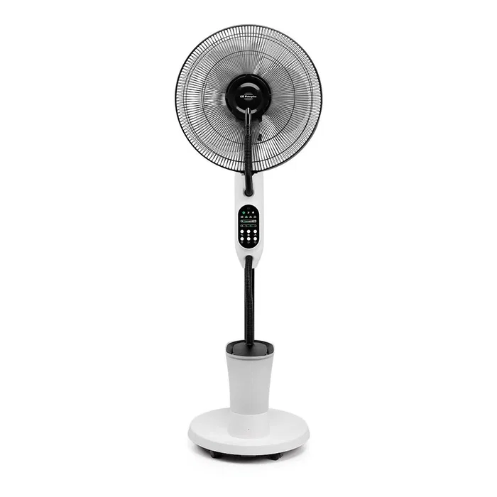 Orbegozo SFA 6600 Ventilador Nebulizador de Agua con 3 Velocidades, 3 Modos, Mando a Distancia, Temporizador 7.5h, Depósito 2.7L, Oscilante y Ruedas