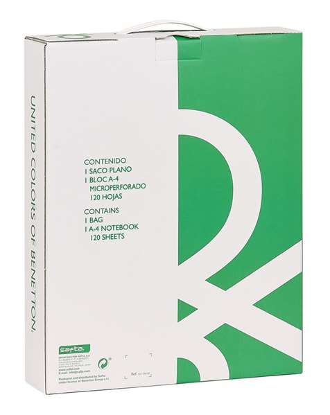 Set de Papelería Benetton Spring Celeste 2 Piezas