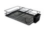 Hermia Escurreplatos SM001-B Metálico Negro 47x31x11 cm