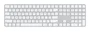Apple Magic Keyboard con Touch ID y teclado numérico, USB-C, Blanco