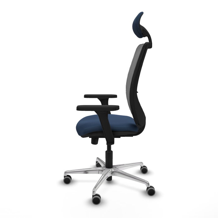 PIQUERAS Y CRESPO Silla de oficina Zulema Azul marino y Gris PIQUERAS Y CRESPO Silla de oficina Zulema Azul marino y Gris