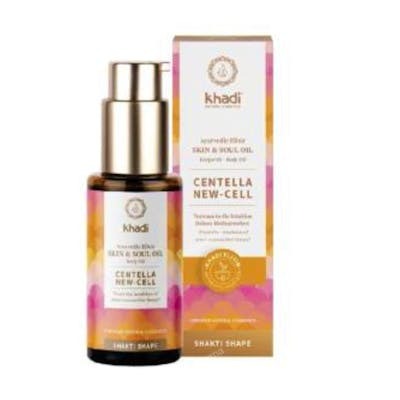 Khadi Aceite Elixir Ayurveda Centella Elasticidad Reafirmante Regenera 50ml Khadi Aceite Elixir Ayurveda Centella Elasticidad Reafirmante Regenera 50ml