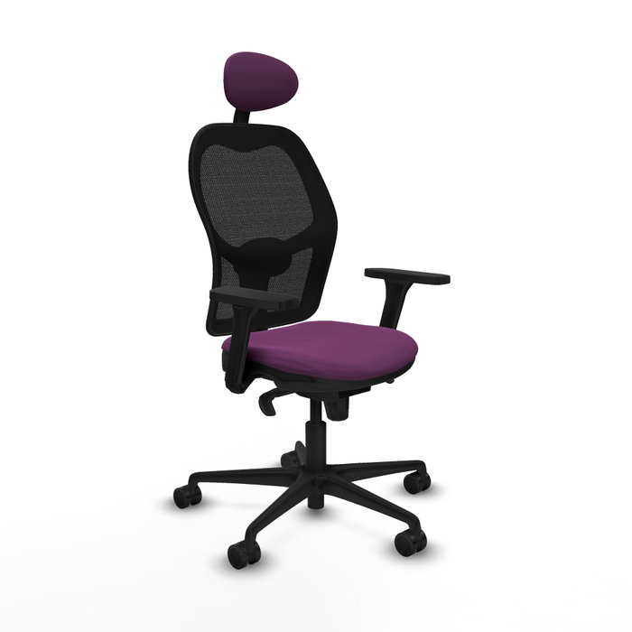 PIQUERAS Y CRESPO Silla de oficina Jorquera Morado y Negro PIQUERAS Y CRESPO Silla de oficina Jorquera Morado y Negro