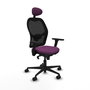 PIQUERAS Y CRESPO Silla de oficina Jorquera Morado y Negro