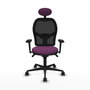 PIQUERAS Y CRESPO Silla de oficina Jorquera Morado y Negro