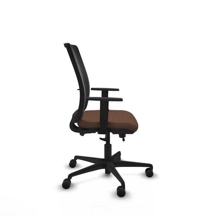 PIQUERAS Y CRESPO Silla de oficina Haches Marrón oscuro y Negro PIQUERAS Y CRESPO Silla de oficina Haches Marrón oscuro y Negro