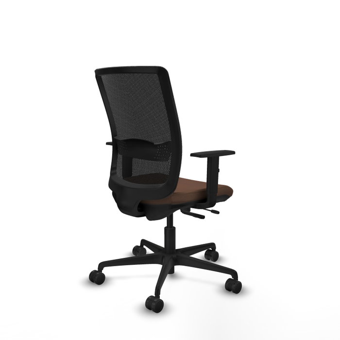 PIQUERAS Y CRESPO Silla de oficina Haches Marrón oscuro y Negro PIQUERAS Y CRESPO Silla de oficina Haches Marrón oscuro y Negro