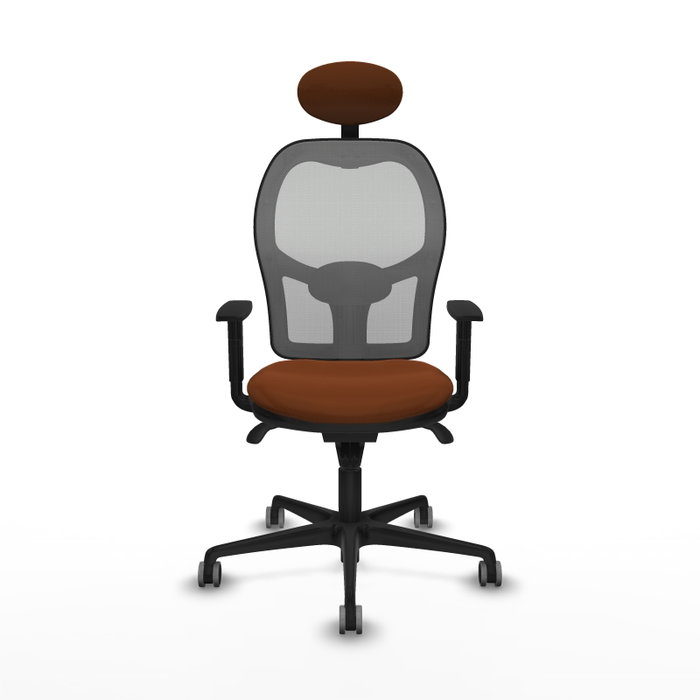 PIQUERAS Y CRESPO Silla de oficina Jorquera Marrón y Gris PIQUERAS Y CRESPO Silla de oficina Jorquera Marrón y Gris