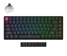 Keychron K2 V3 QMK Teclado Mecánico Inalámbrico, Layout Polaco, Switches Super Brown, RGB, 84 Teclas, USB-C