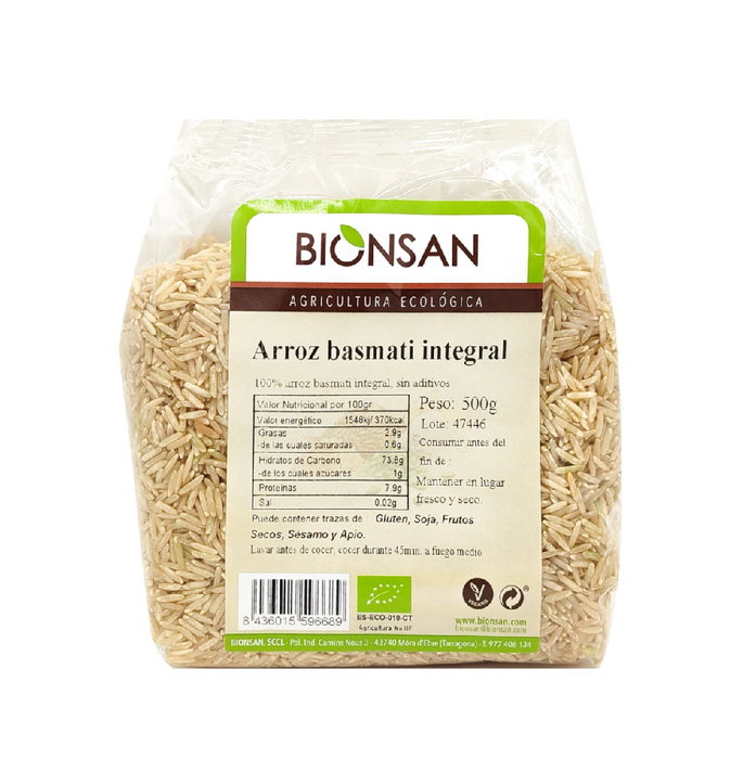 BIONSAN Arroz Basmati Integral ECO 500g BIONSAN Arroz Basmati Integral ECO 500g