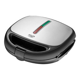 Adler Sandwichera Multifunción 5 en 1 AD 3040, 1200W con Placas para Sandwich, Tostadas, Parrilla, Gofres y Molde de Nuez