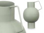Giftdecor Jarrón Acero Abombado Verde Pastel